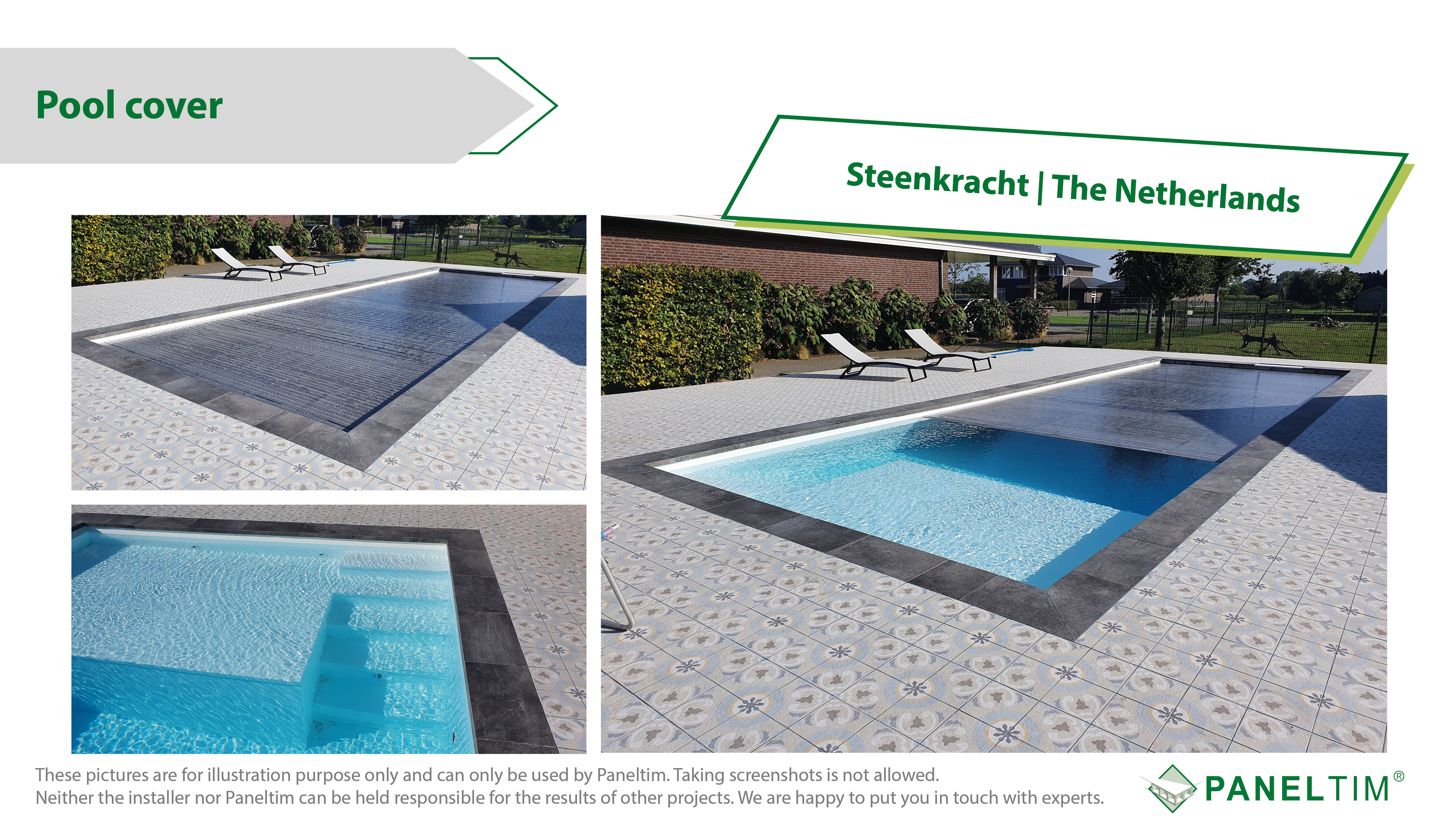 Pool cover by Steenkracht in The Netherlands